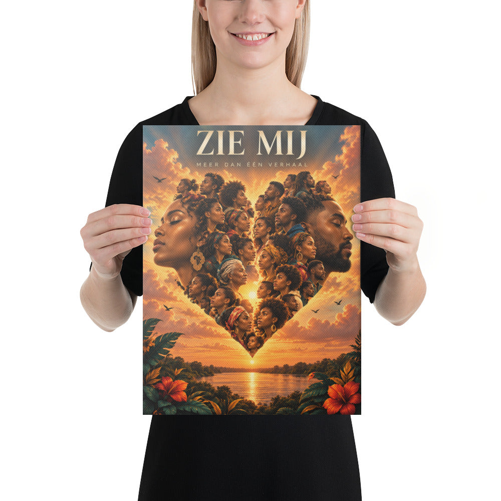 Inclusieve Familie Wanddecoratie – Zie Mij Canvas – canvas detail 4