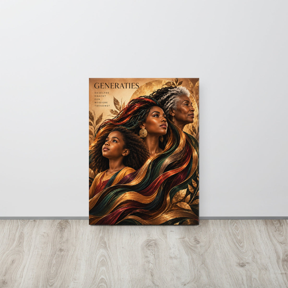 Familie Canvas – Generaties, Moeder Dochter Oma – canvas detail 4