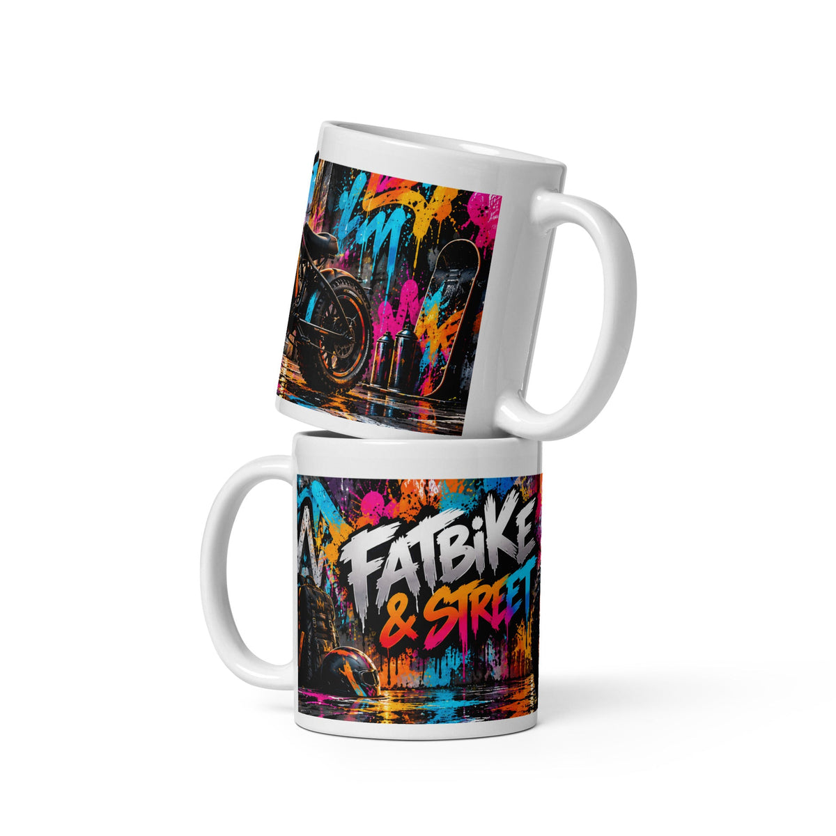 Fatbike Mok – Urban Graffiti Street Design – productafbeelding 4