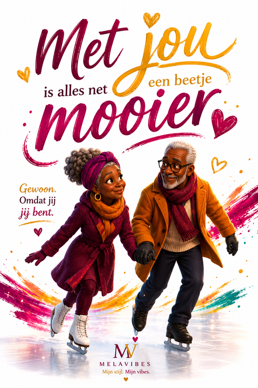 Liefdeskaart – Met Jou Is Alles Mooier – voorkant