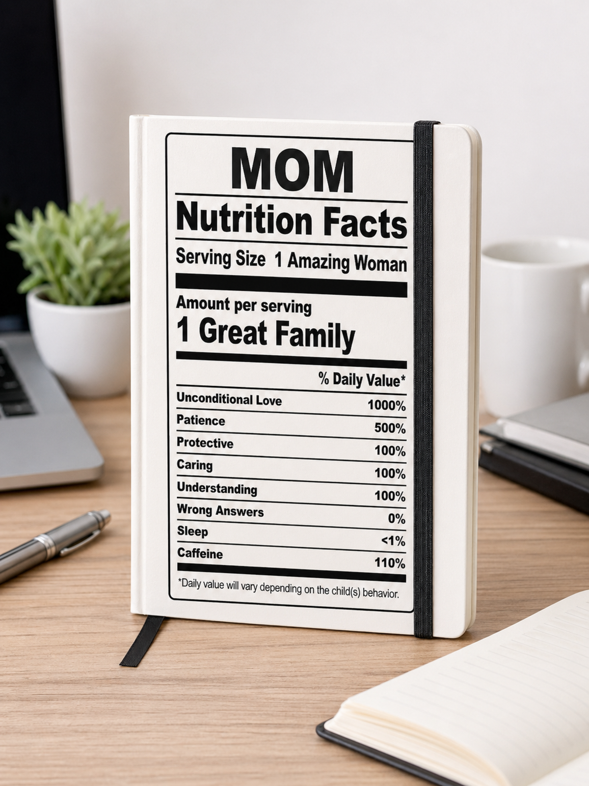 Mom A5 notitieboek cadeauset voor haar – voorkant