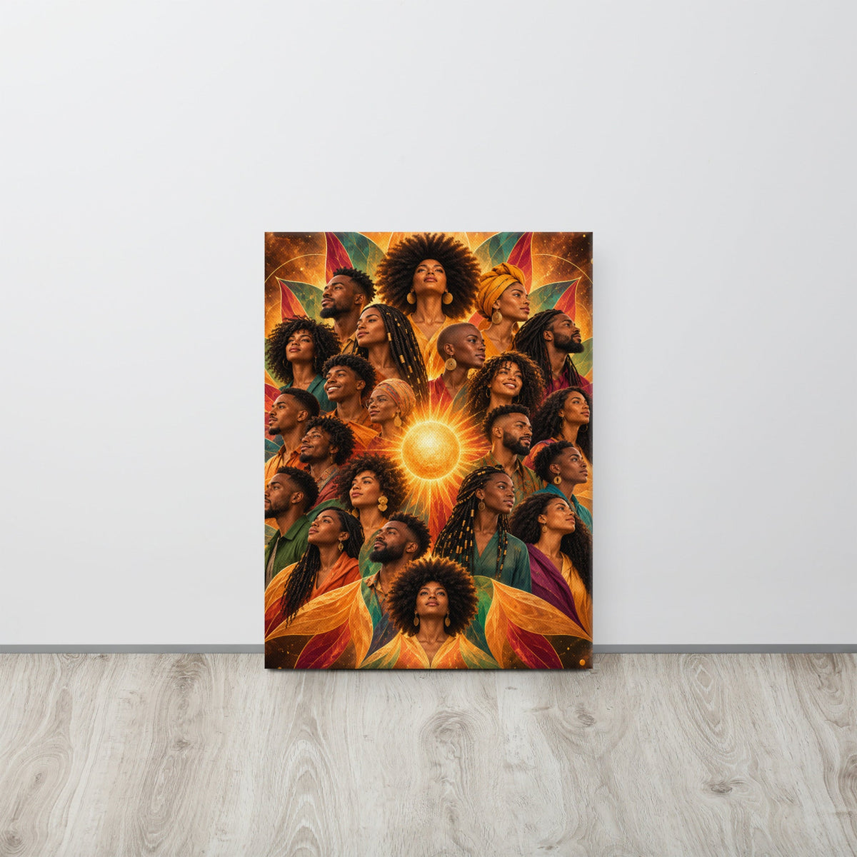Inclusieve Wanddecoratie Canvas – Anders Samen – canvas detail 2
