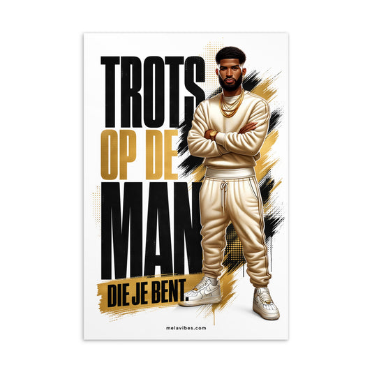 Waarderingskaart voor Hem – Trots op de Man Die Je Bent – voorkant