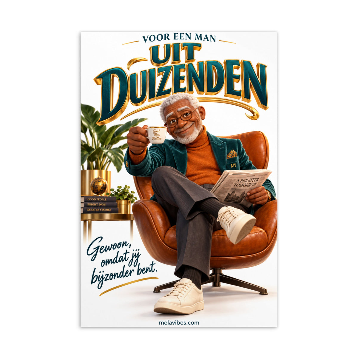 Waarderingskaart voor Hem – Een Man uit Duizenden – voorkant