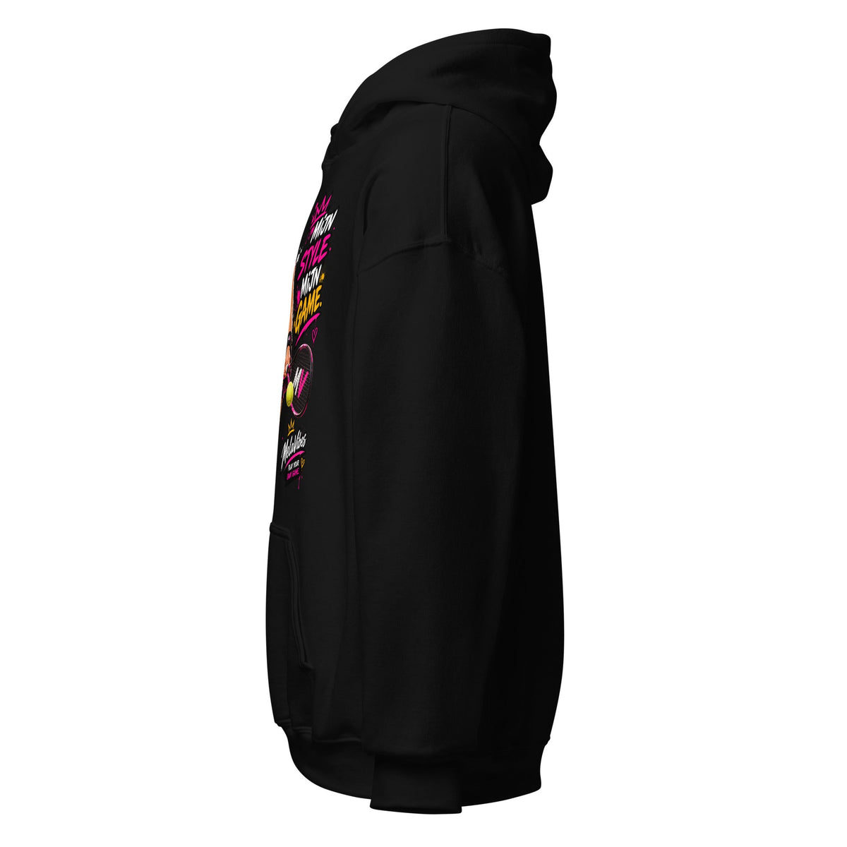 Tennis Hoodie voor Tieners 14–18 Jaar – Mijn Stijl, Mijn Game – vooraanzicht 3