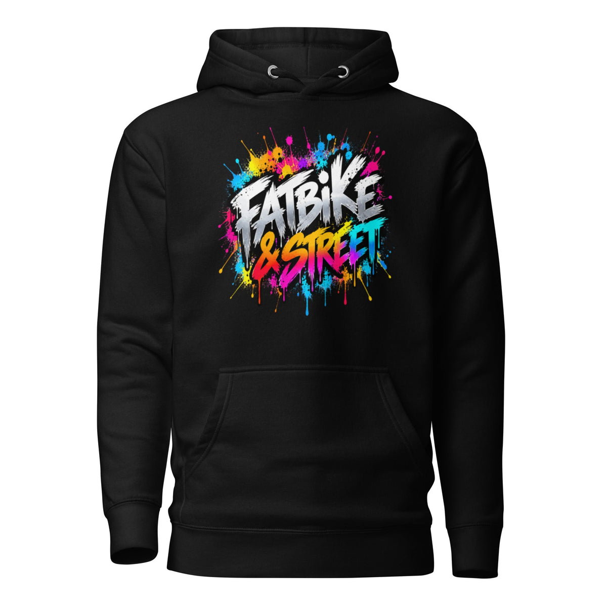 Fatbike Streetwear Hoodie Unisex – Urban Graffiti – productafbeelding 1