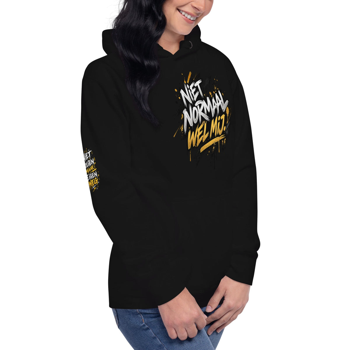 Rotterdam Hoodie Unisex – Buurt Legend Streetwear – vooraanzicht 9