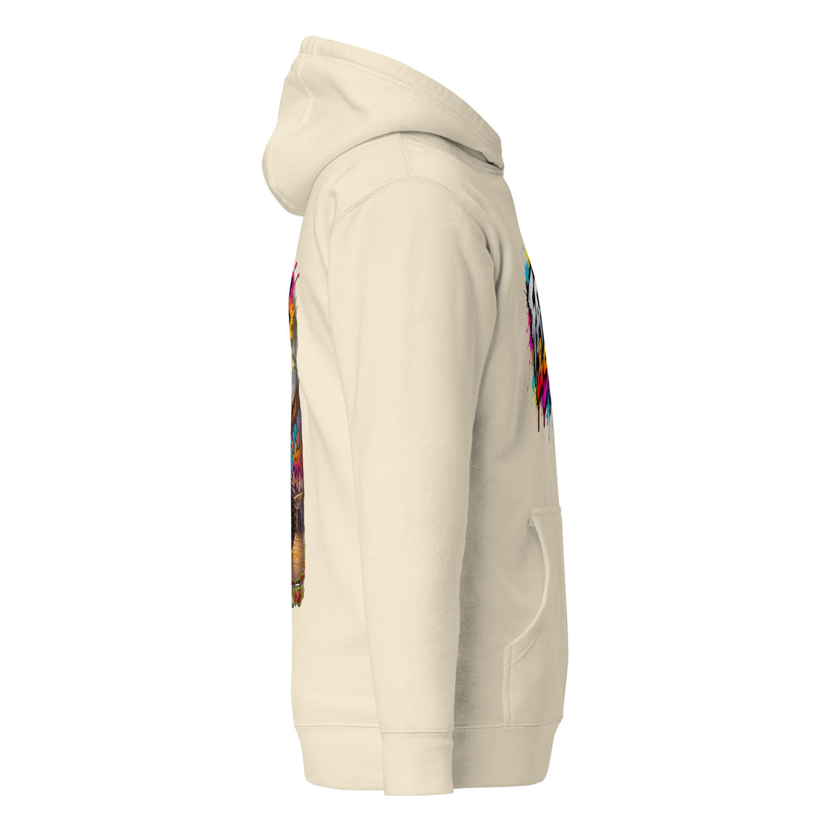 Fatbike Streetwear Hoodie Unisex – Urban Graffiti – productafbeelding 11