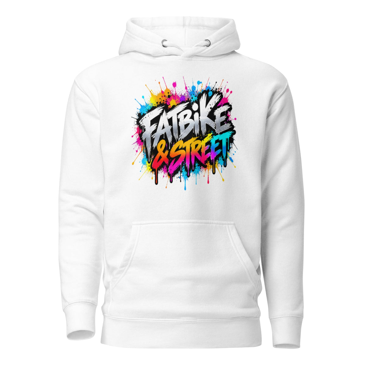 Fatbike Streetwear Hoodie Unisex – Urban Graffiti – productafbeelding 3