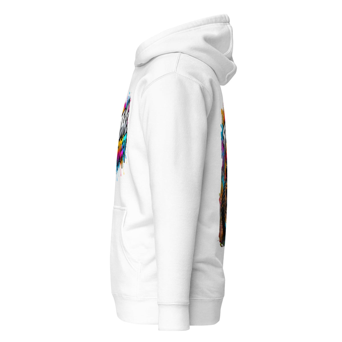 Fatbike Streetwear Hoodie Unisex – Urban Graffiti – productafbeelding 9
