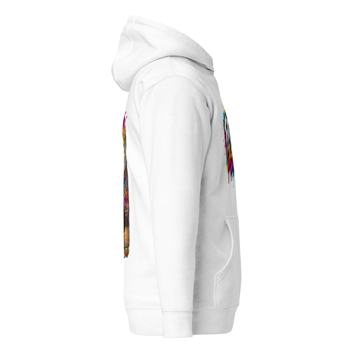 Fatbike Streetwear Hoodie Unisex – Urban Graffiti – productafbeelding 12