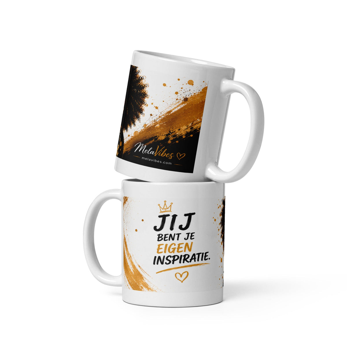 Inspirerende Mok voor Haar – Jij Bent Je Eigen Inspiratie – productafbeelding 4