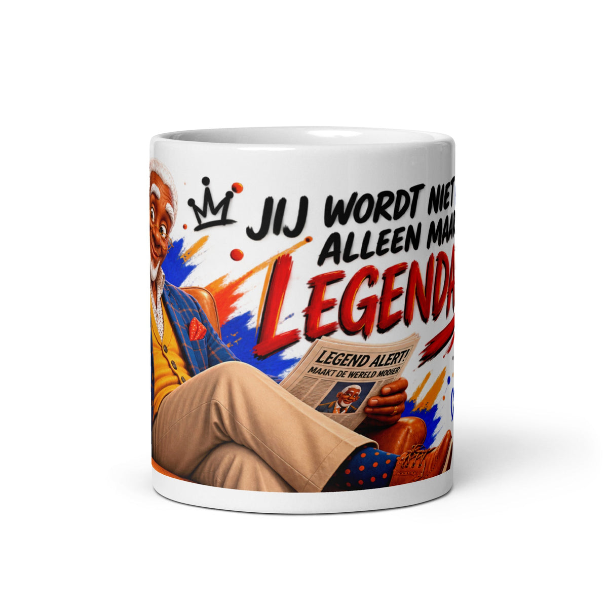 Grappige Verjaardagsmok voor Hem – Alleen Maar Legendarisch – productafbeelding 4