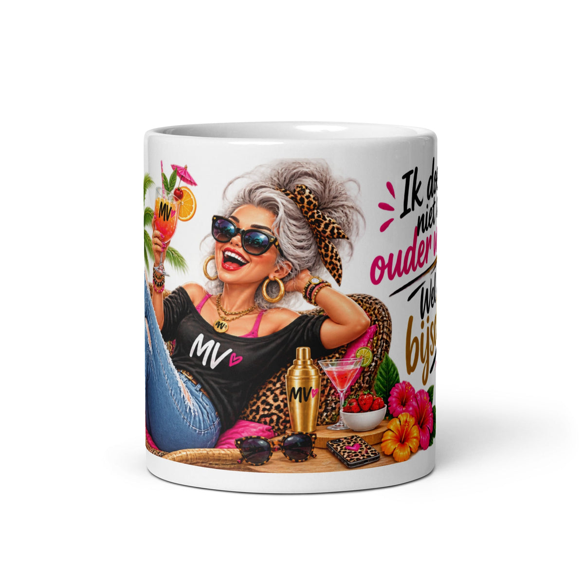 Grappige Mok voor Haar – Ik Doe Niet aan Ouder Worden – productafbeelding 4